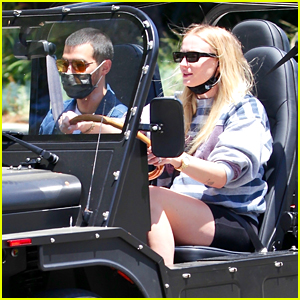 Sophie Turner Catches Some Sun On a Drive with Joe Jonas