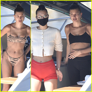 Bella Hadid & Hailey Bieber Show Off Their Bikini Bodies In Sardinia!