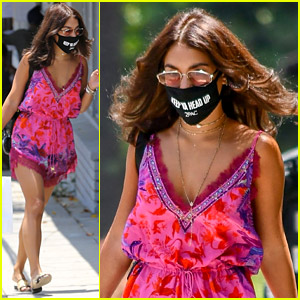Vanessa Hudgens Is Dressed Perfectly for Summer in Her Cute Romper!