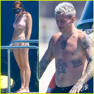 Bella Thorne & Boyfriend Benjamin Mascolo Enjoy an Afternoon a Yacht!