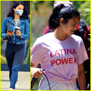 Camila Mendes Wears Latina Power T-Shirt After 'Twenty-SixeÃ±era' Birthday Party