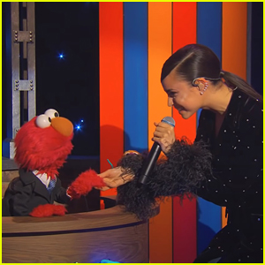 Sofia Carson Sings 'Hush Little Baby' On 'The Not-Too-Late Show With Elmo'
