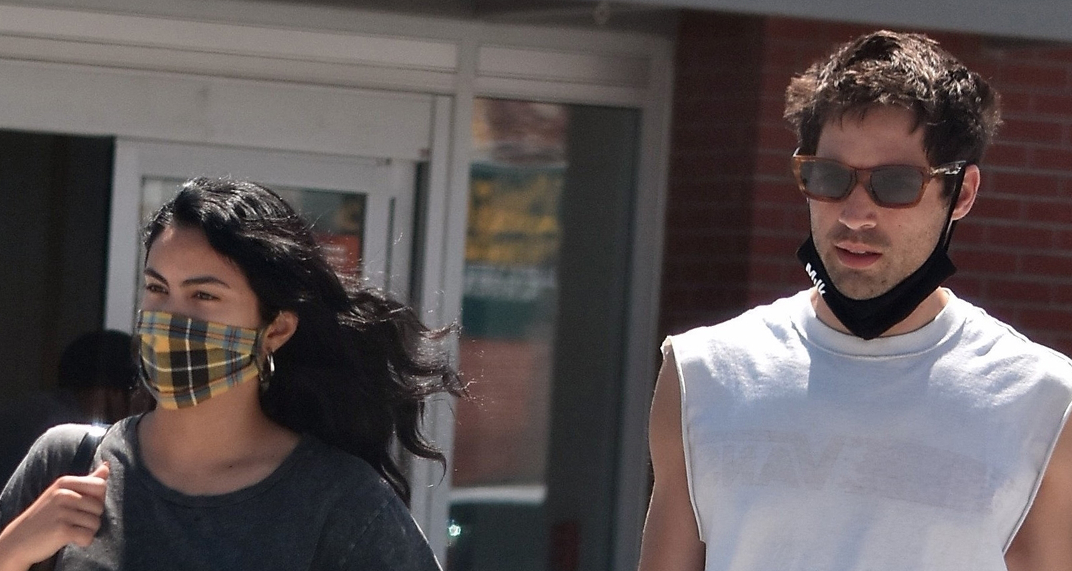 Camila Mendes & Grayson Vaughan Pick Up Goodies For Her Pup Truffle