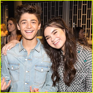Longtime Pals Asher Angel & Landry Bender Have a Lake Day With Their Families