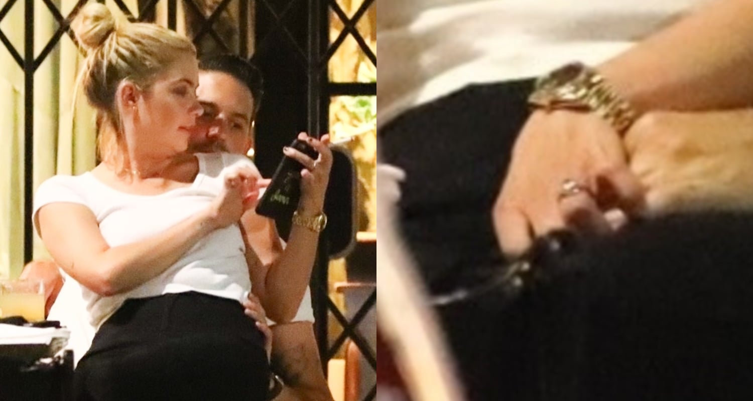 Ashley Benson Wears What Appears to Be an Engagement Ring While Out with G-Eazy