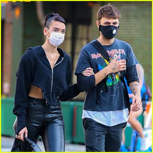 Dua Lipa Steps Out for Date Night with Anwar Hadid