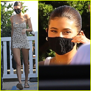 Kendall & Kylie Jenner Enjoy Lunch with Friends at Nobu