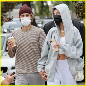 The Biebers Hold Hands While Out on Lunch Date