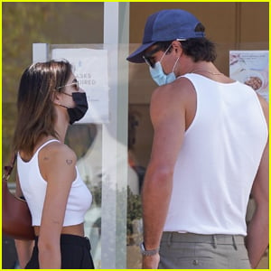 Jacob Elordi & Kaia Gerber Wear Coordinating Outfits While Out in Malibu