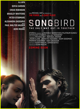 KJ Apa & Sofia Carson Star In Intense 'Songbird' Trailer - Watch Now!