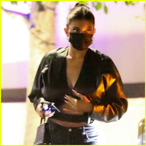 Kylie Jenner Stops by Nobu for Dinner with Friends