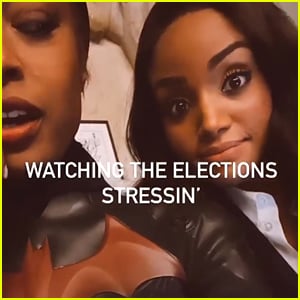Javicia Leslie & Meagan Tandy Watched Election Night Coverage In Costume On 'Batwoman' Set