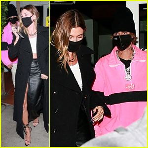 Justin Bieber Wears Hot Pink for Date Night with Hailey!