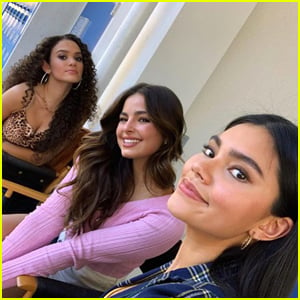 Myra Molloy Shares New Photos From 'He's All That' Set With Addison Rae & Madison Pettis