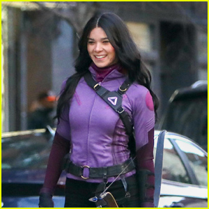 Hailee Steinfeld Looks Cool While Filming 'Hawkeye' TV Series