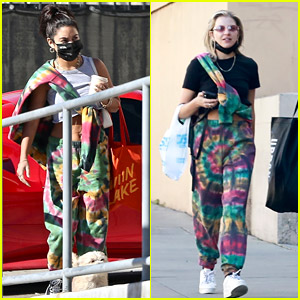 Vanessa Hudgens & GG Magree Wear Same Tie-Dye Sweats Within Days of Each Other