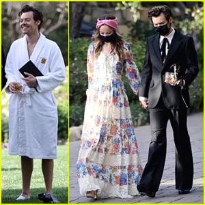 Harry Styles Holds Hands With Olivia Wilde While Attending Manager's Wedding (60+ Photos)