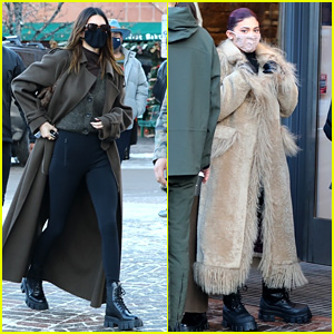 Kylie Jenner Goes Shopping in Aspen with Kendall on New Year's Day