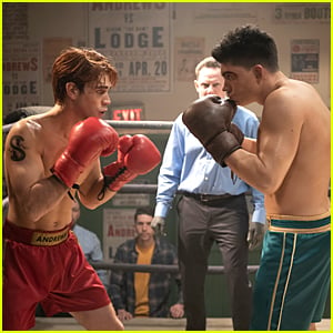 KJ Apa Faces Off Against Zane Holtz In New, Shirtless 'Riverdale' Stills