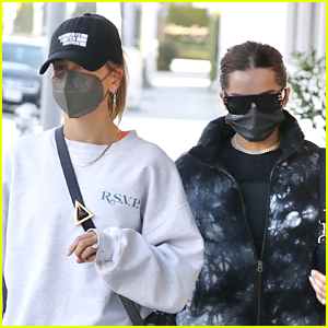 Addison Rae Joins Hailey Bieber For Brunch In Los Angles