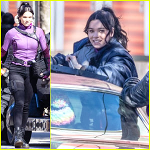 Hailee Steinfeld Continues Filming 'Hawkeye' Series With Co-Star Jeremy Renner - See The New Pics!