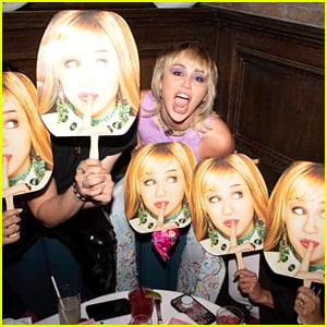 See How Miley Cyrus Celebrated Hannah Montana's 15th Anniversary! (Photos)