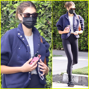Kaia Gerber Hits Up Weekend Pilates Class In WeHo