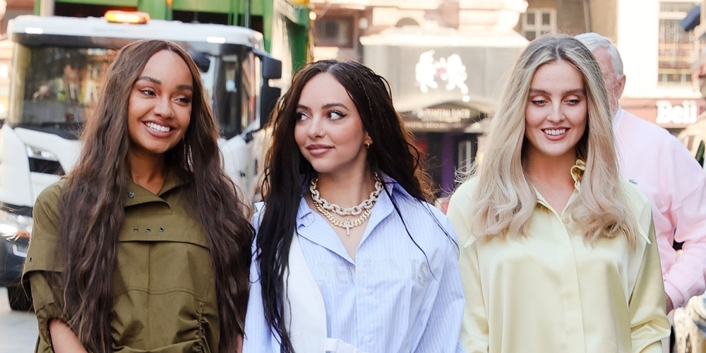 Little Mix Step Out To Promote Their New Song After Dropping ‘Confetti’ Remix Video