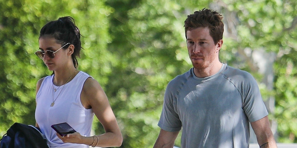 Nina Dobrev Steps Out For A Workout With Shaun White