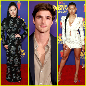 Netflix Stars Lana Condor, Sierra Capri & Jacob Elordi Hit Up MTV Movie & TV Awards 2021