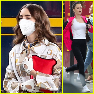 Lily Collins Goes for a Run While Filming 'Emily in Paris' Season 2, Emily  in Paris, Lily Collins