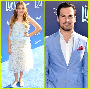 Emma Berman & Giacomo Gianniotti Premiere Their New Pixar Film 'Luca'