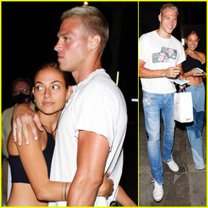 Inanna Sarkis & Boyfriend Matthew Noszka Show Some PDA After Grabbing Dinner