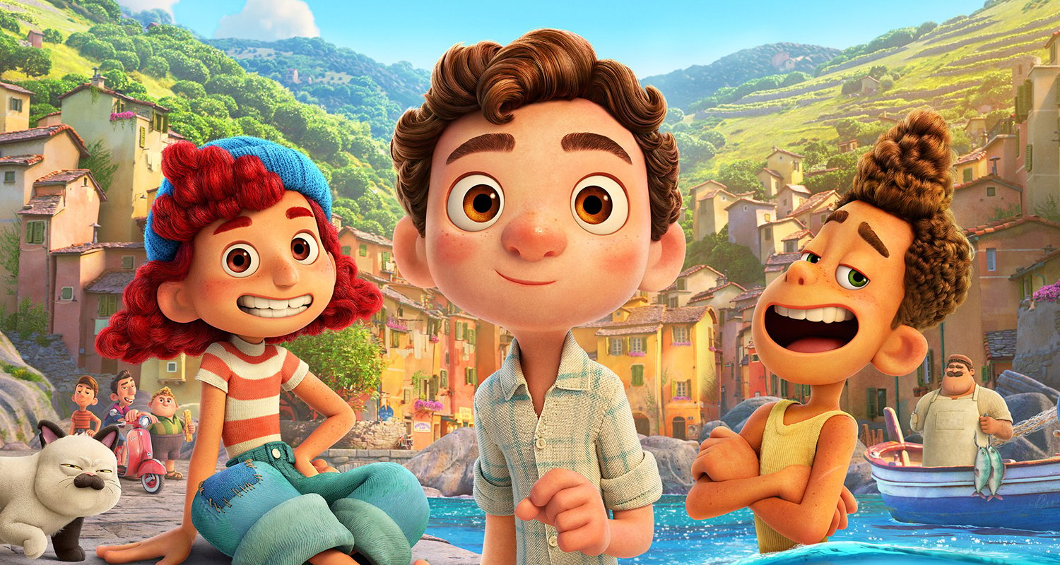 LUCA, from left: Luca Paguro (voice: Jacob Tremblay), Alberto Scorfano  (voice: Jack Dylan Grazer), 2021. © Disney + / Courtesy Everett Collection  Stock Photo - Alamy