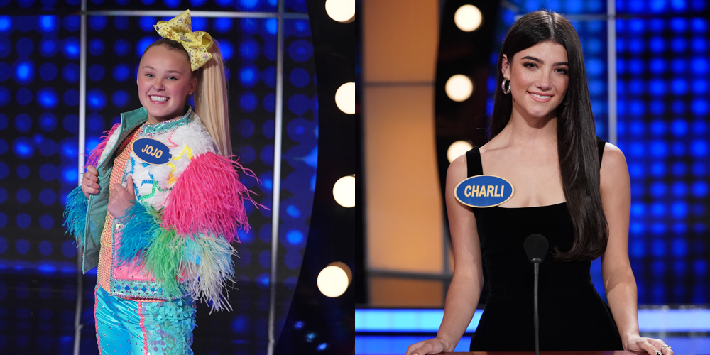 JoJo Siwa & Charli D’Amelio Face Off On ‘Celebrity Family Feud’ Watch