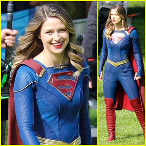 Melissa Benoist, Chyler Leigh & More Mask Up On the Set of 'Supergirl'