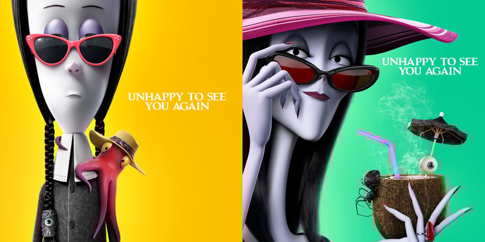 ‘The Addams Family 2’ Gets New Vacation Themed Character Posters