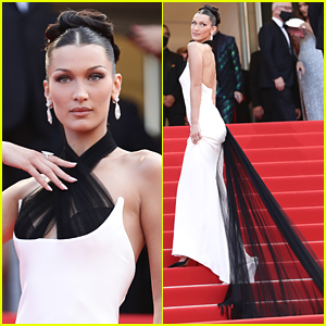 Bella Hadid Makes Quite The Entrance at Cannes Film Festival 2021