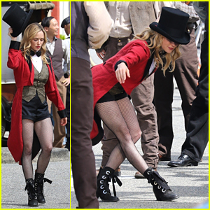 Caity Lotz Turns Into a Ringmaster On 'DC's Legends of Tomorrow' Set