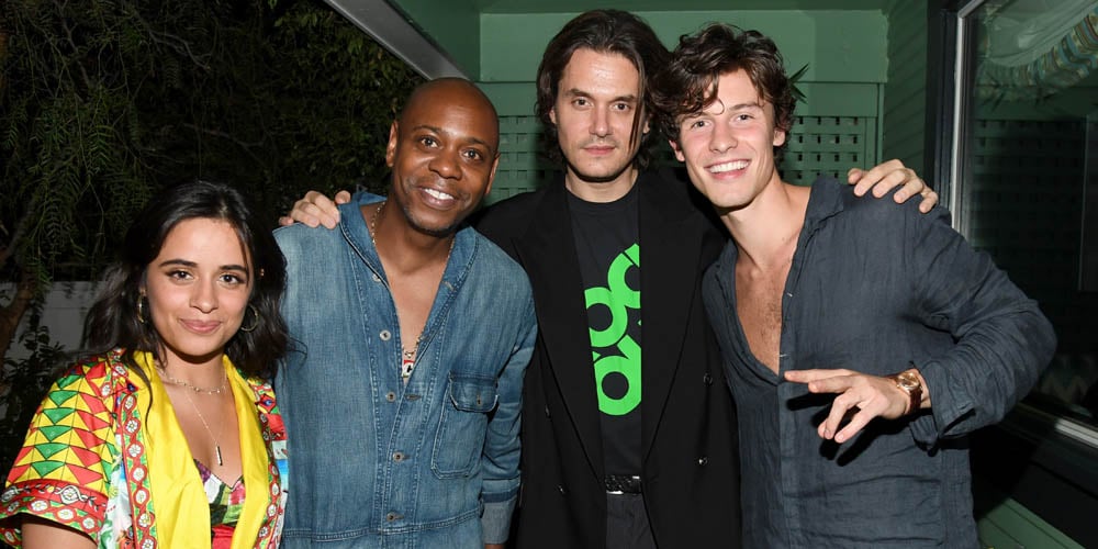 Shawn Mendes & Camila Cabello Celebrate John Mayer’s New Album