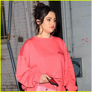 Selena Gomez Looks Pretty in Pink After Dinner in Beverly Hills!
