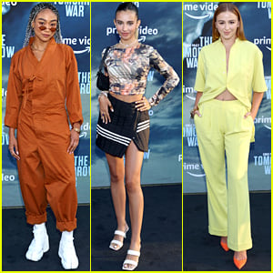 Tati Gabrielle, Kylie Cantrall & Chloe Lukasiak Bring Fun Fashion to 'Tomorrow War' Premiere