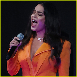 Vanessa Hudgens Wows with Performance of National Anthem at NBA Finals 2021!