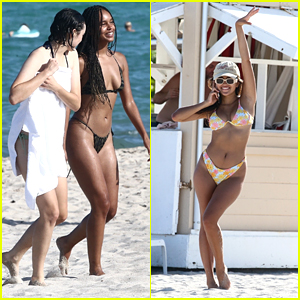 Alisha Boe Maia Reficco More Hit The Beach On Day Off From