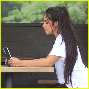 Camila Cabello Spotted on FaceTime Call on Her iPad During Family Lunch Outing