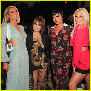Demi Lovato & Tana Mongeau Attend Paris Hilton's 'Cooking With Paris' Screening!