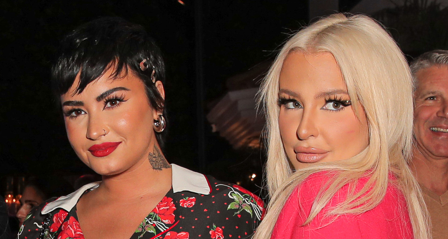 Demi Lovato And Tana Mongeau Attend Paris Hiltons ‘cooking With Paris