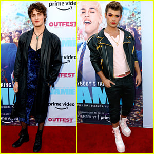 Fin Argus & Garrett Clayton Glam Up For 'Everybody's Talking About Jamie' Premiere