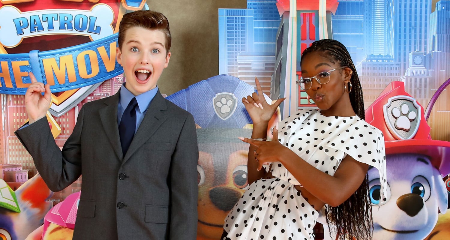 Iain Armitage & Marsai Martin Have Fun at ‘Paw Patrol: The Movie’ Screening