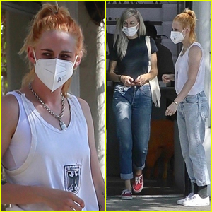 Kristen Stewart Debuts New Orange-Tinted Hair While Shopping with Girlfriend Dylan Meyer!